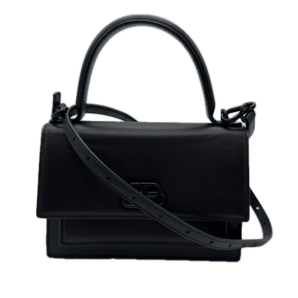Balenciaga calf Handbag Sharp black leather Black